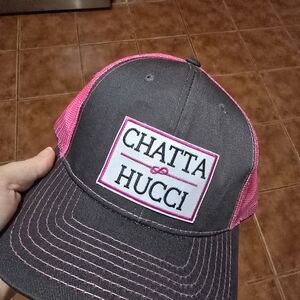 Chatta Hucci Pink and Black Trucker Hat